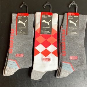 Puma Golf Socks 3 Pair